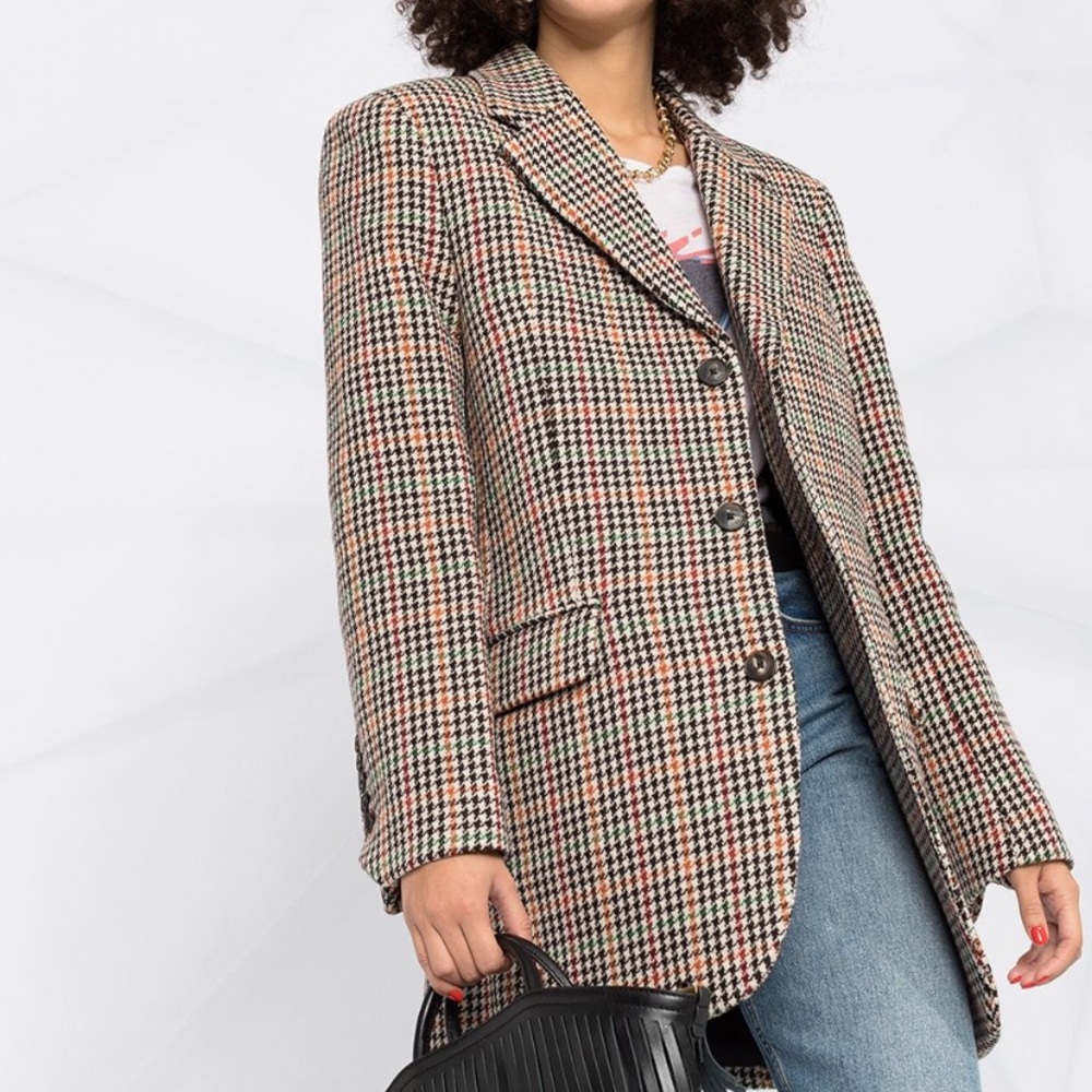Zadig&Voltaire Houndstooth Check Blazer